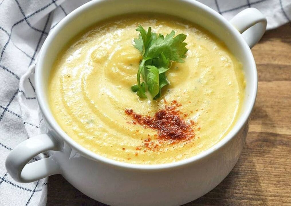Turska pire juha na dijeti za piće